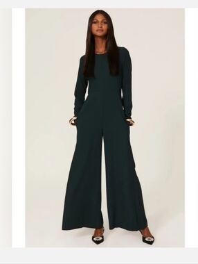 Adam Lippes Green Jumpsuit Sz "14" (Probably Fits 12 Best)